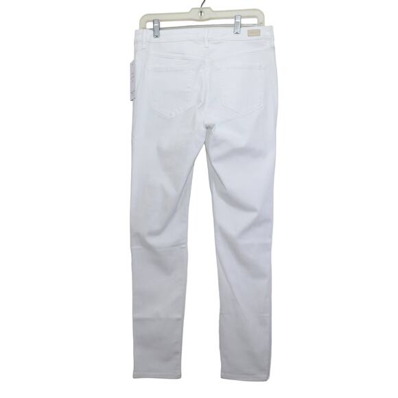 Skinnygirl Broadway High-Rise Skinny Jeans - Size 28/Womens 6 - White/Blue - NWT - Picture 3 of 6